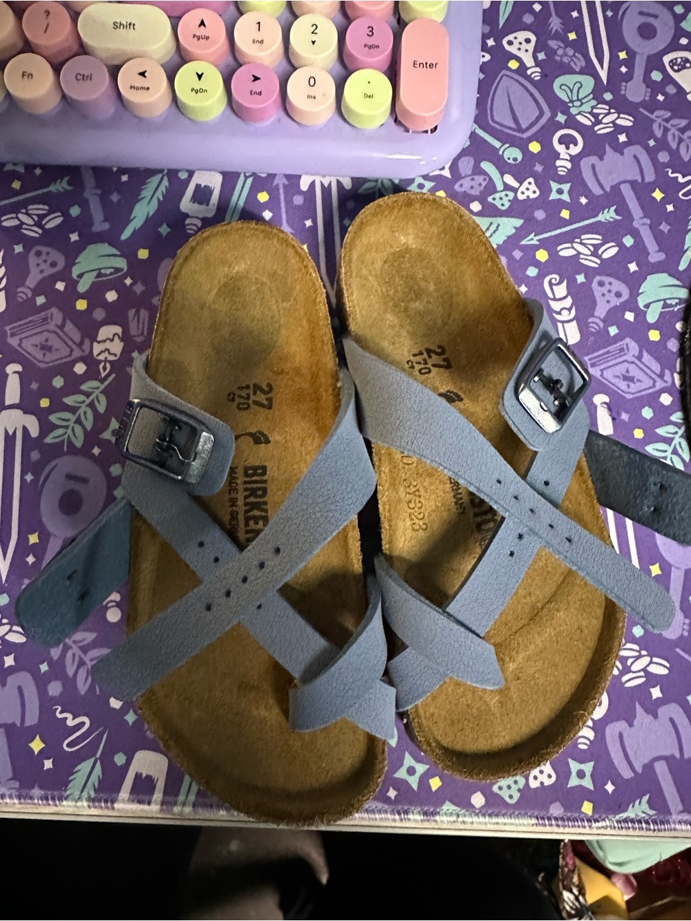 Birkenstock Mayari Kids Sandals - Elemental Blue